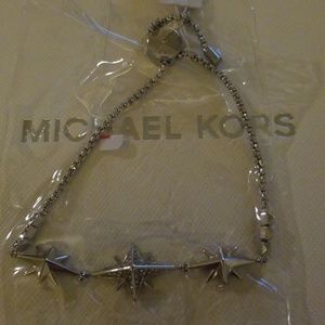 Michael Kors Crystal Slider pave star bracelet